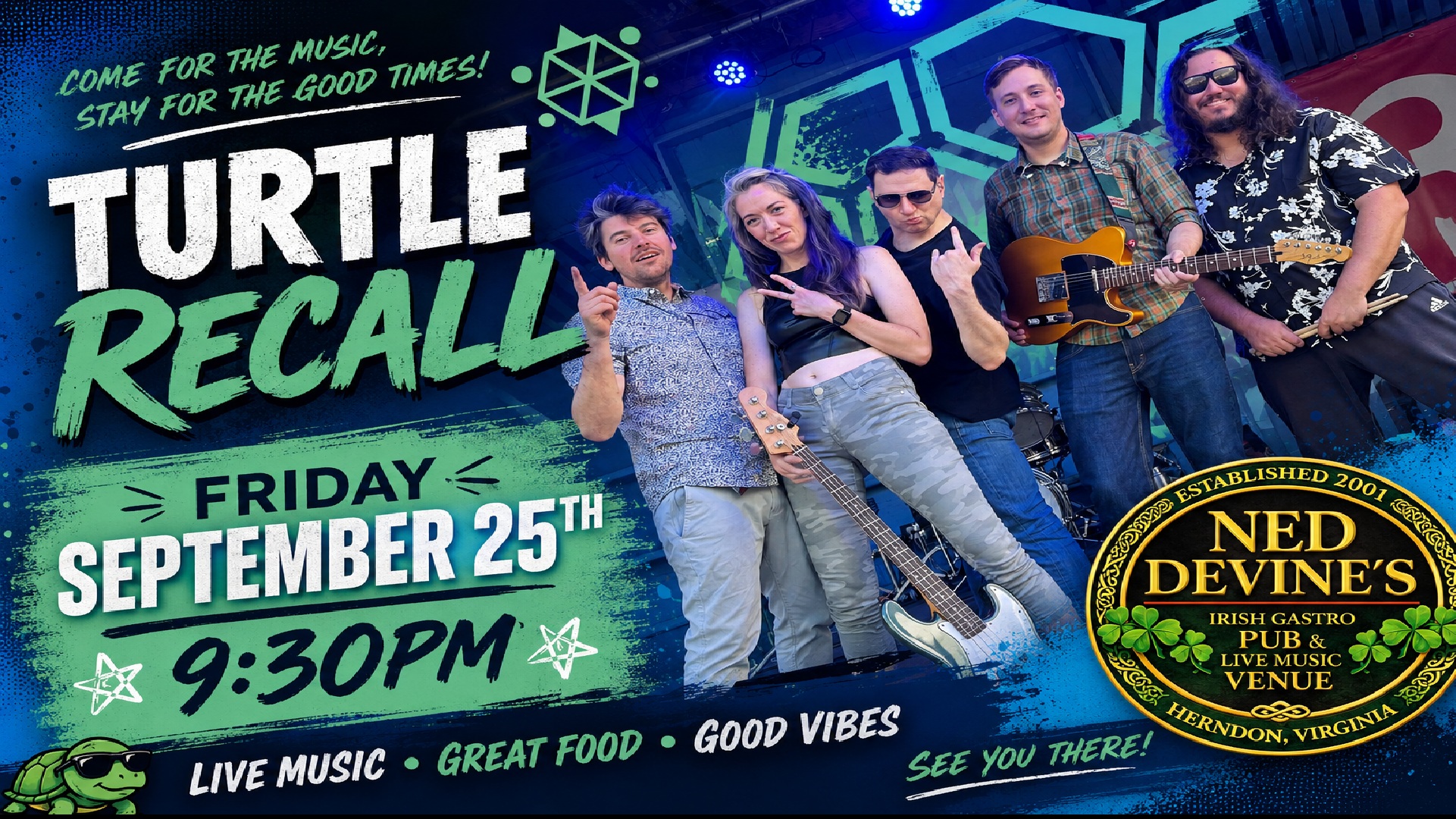 Turtle Recall Sept 25 promo image Turtle Recall Sept 25 promo image